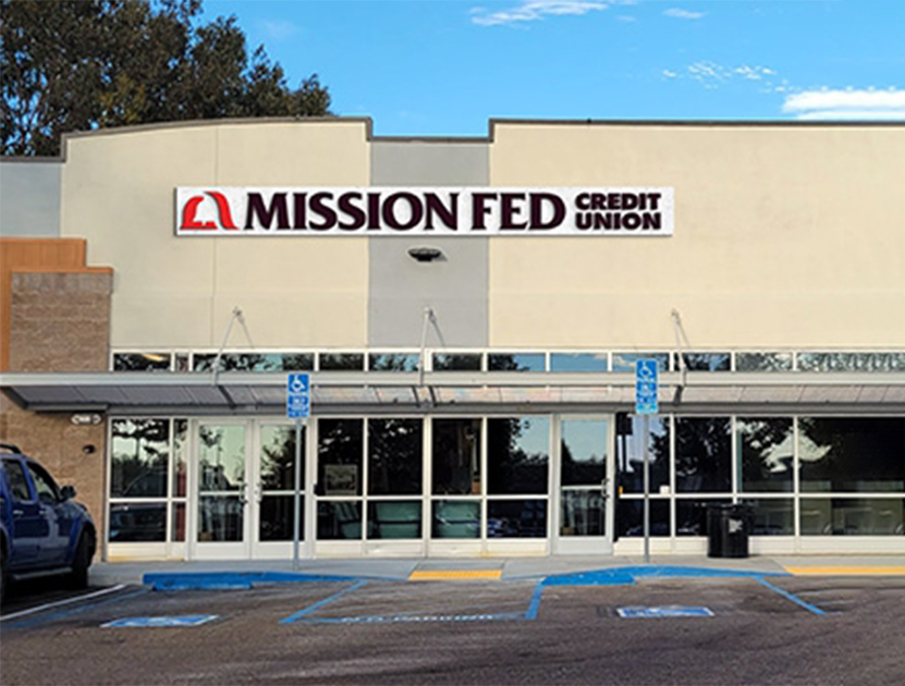 Exterior of Mission Fed's Chula Vista branch