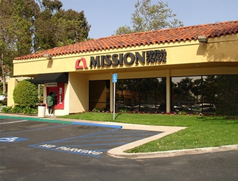 Exterior of Mission Fed's Chula Vista Telegraph Canyon branch