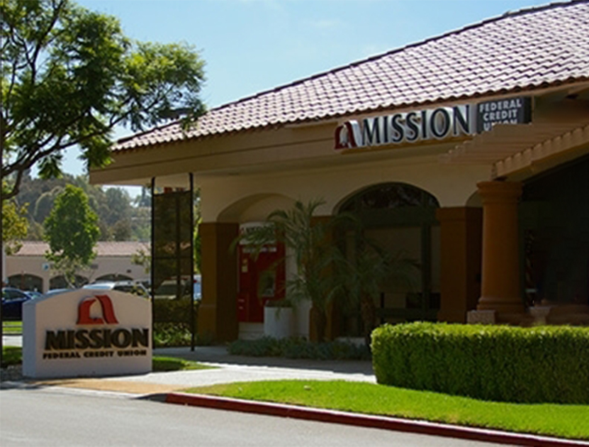 Exterior of Mission Fed's Chula Vista Terra Nova Branch